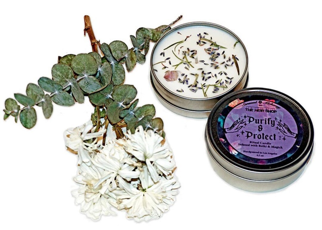 Purify and Protect Candle Etsy
