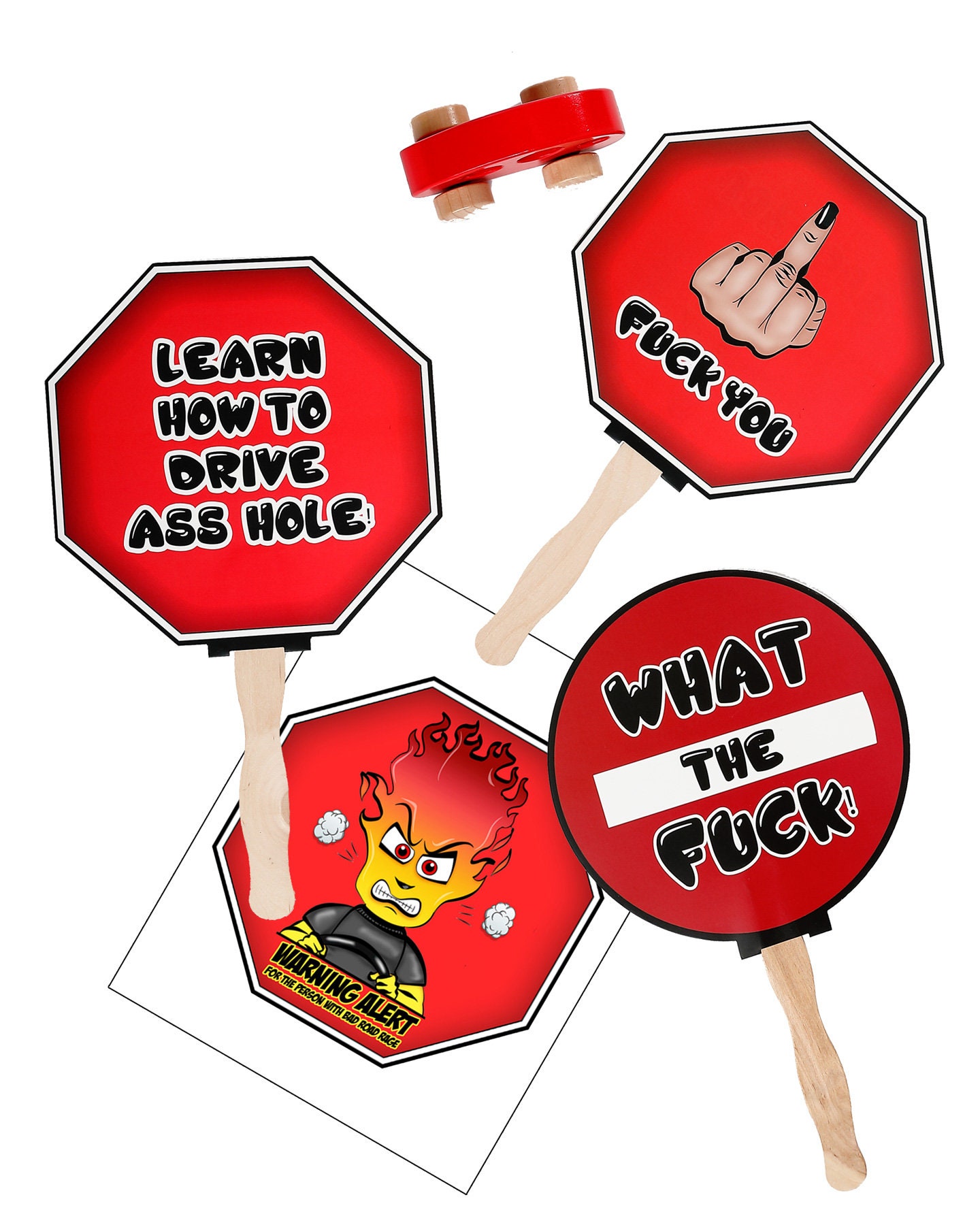 Road Rage Car Signs 