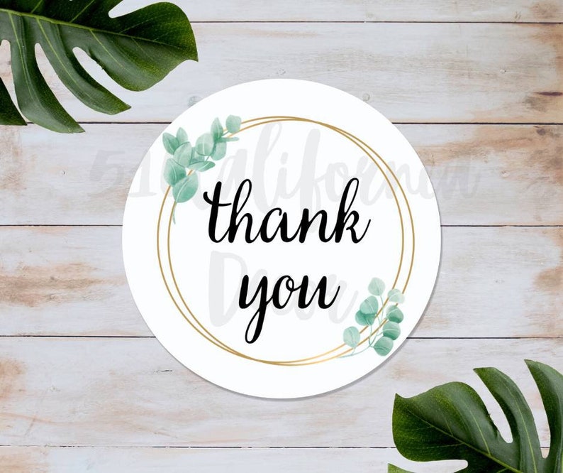 THANK YOU Stickers Small Business Stickers Mail Sticker | Etsy