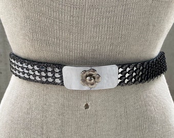 Day-Lor Vintage floral buckle elastic waist belt Day Lor Belt | eBay main image 4