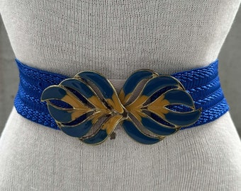 Sale-cloisonne Pointsettia Stretchy Rope Belt Exclusive, One  display picture 3