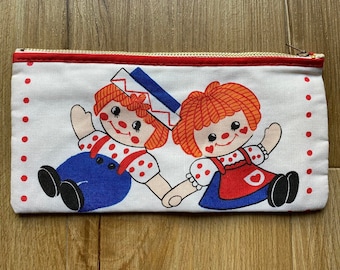 Raggedy Ann and Andy on a Bed*two 5x7 Inch Fabric Blocks - Etsy