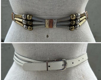 1980 José Cotel Mask Belt / José Cotel Paris Belt/ 1980 Wide