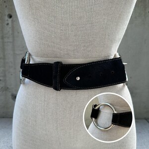 Calf Hair Wide Belt - Etsy display picture 2