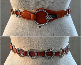 Katherine Alliston Designs Vintage Wide Suede Belt With Faux  display picture 1