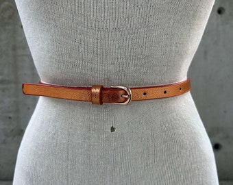 大人気定番商品 Y2K Python Genuine Leather Belt, Wide Dress Belt, Handmade 小物