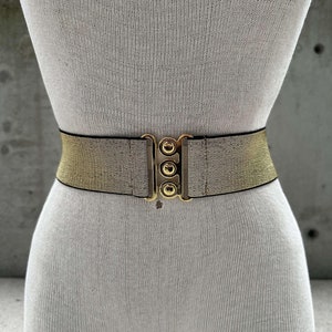 Vintage Grey Patent faux Leather Belt Emily in Paris SATC And Just Like That Unique Vintage | Accessories | Vintage Grey Patent Faux  main image 4