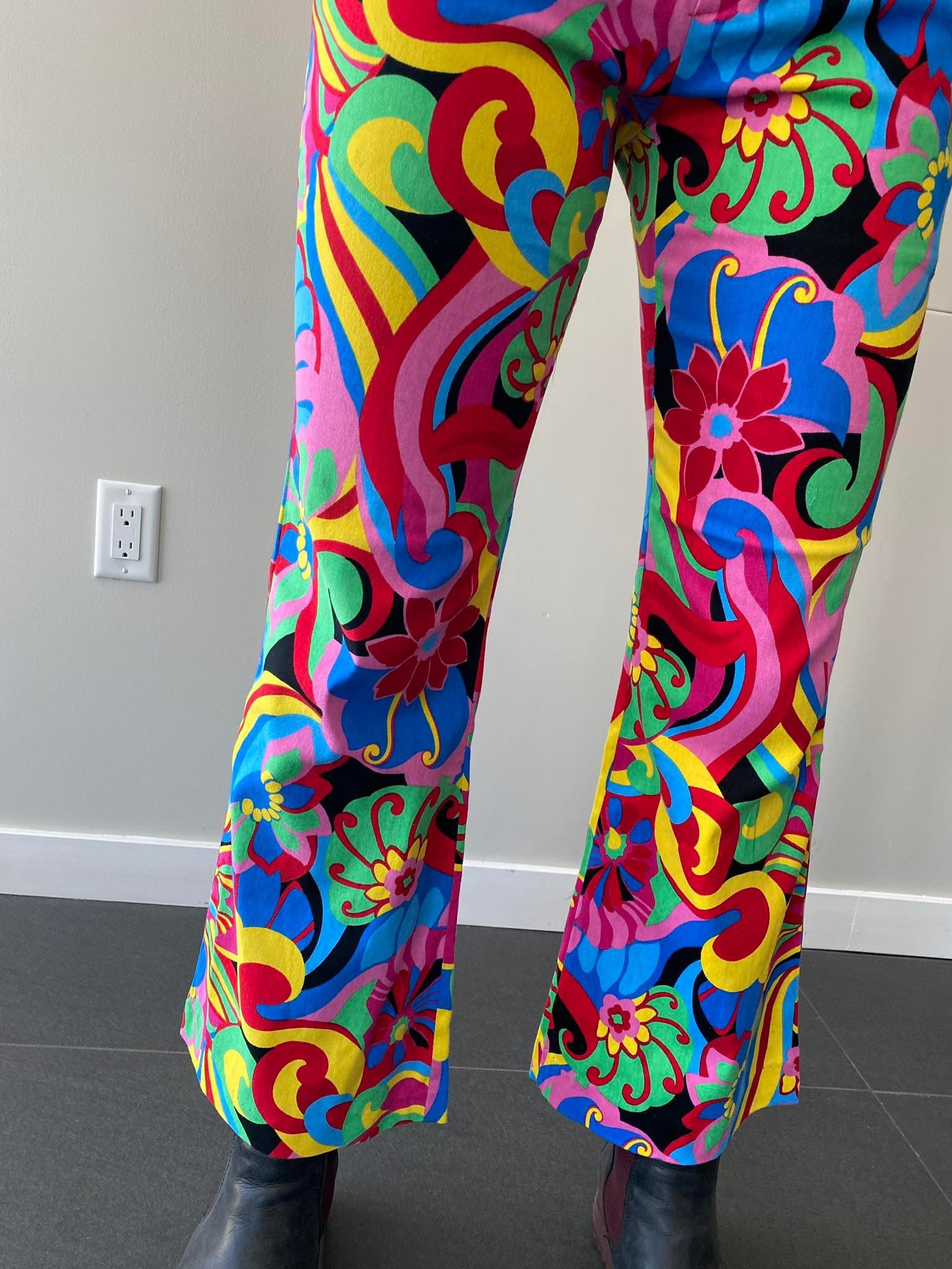 pameo pose ／Psychedelic Pants Psychedelic Psilocybin Flare Pants – Rave Wonderland