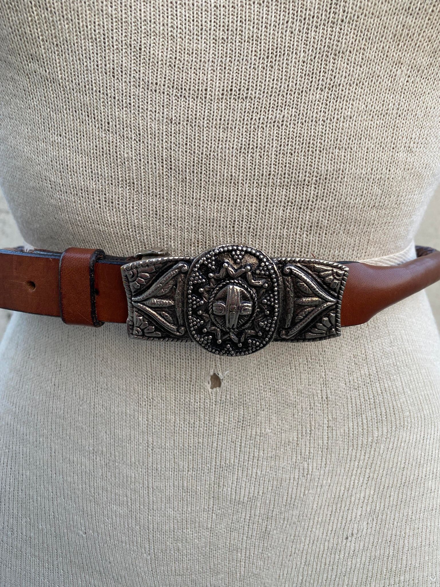 Rare Vintage Chico’s Concho Medallion Belt Western Medallion Belt - Etsy main image 3