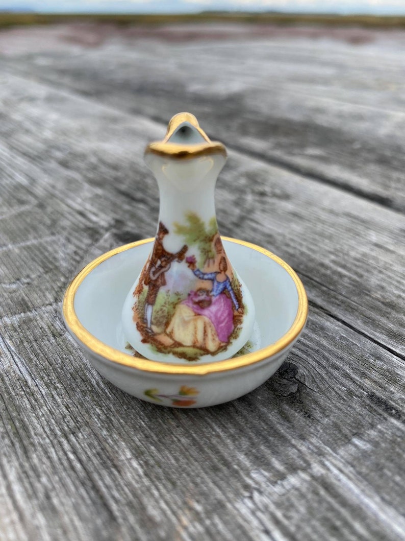Limoges France Miniature Wash Basin and Pitcher Set Wash Etsy