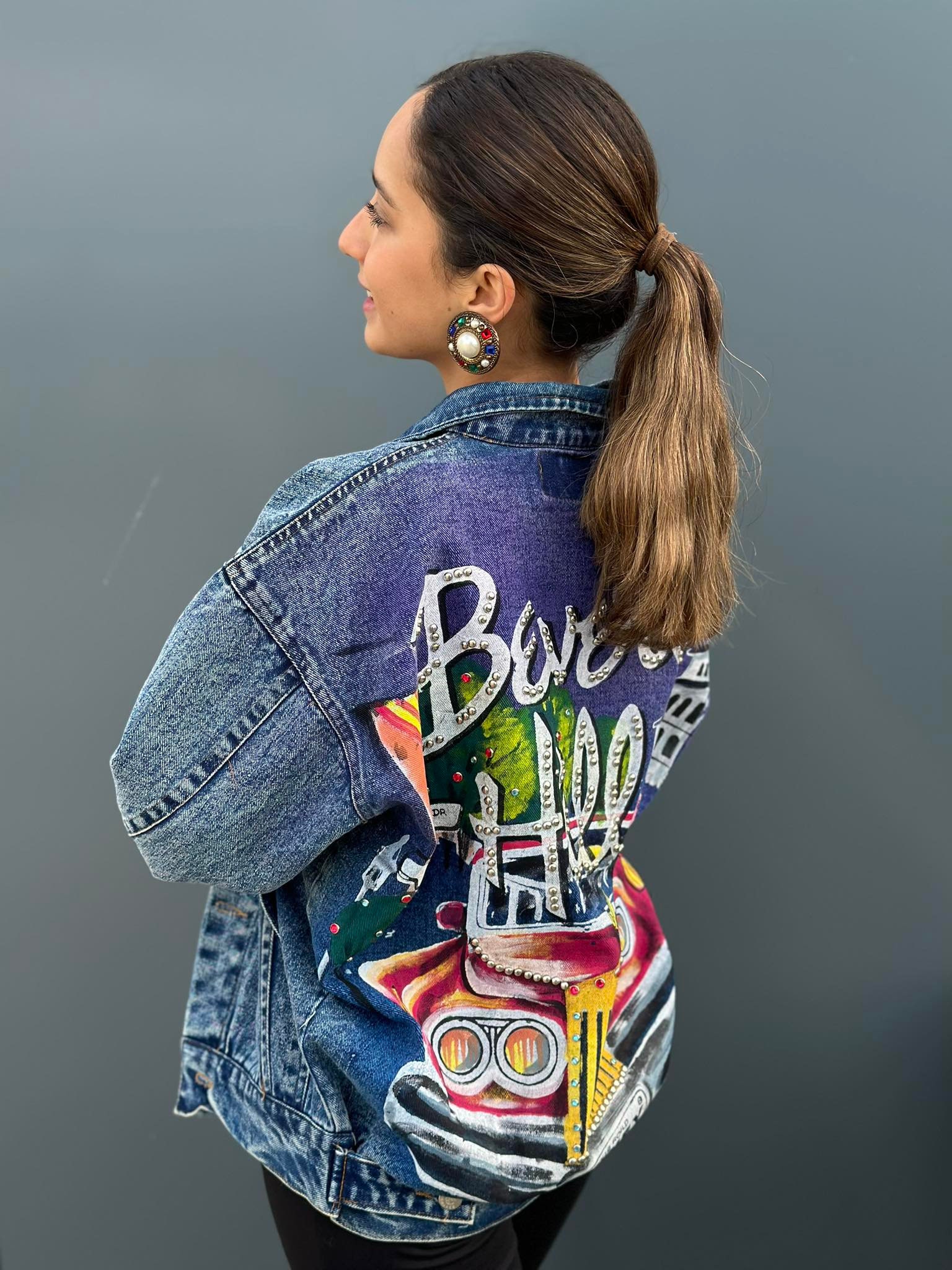 Vintage 80s Beau Shapes Denim Jacket, Hand Painted Beverly Hills Jean Jacket, Rhinestones and Studded Jacket, Acid Wash Denim, Rodeo Drive - Etsy Vintage 80s Beau Shapes Denim Jacket, Hand Painted Beverly Hills Jean Jacket, Rhinestones and Studded Jacket, Acid Wash Denim, Rodeo Drive - Etsy