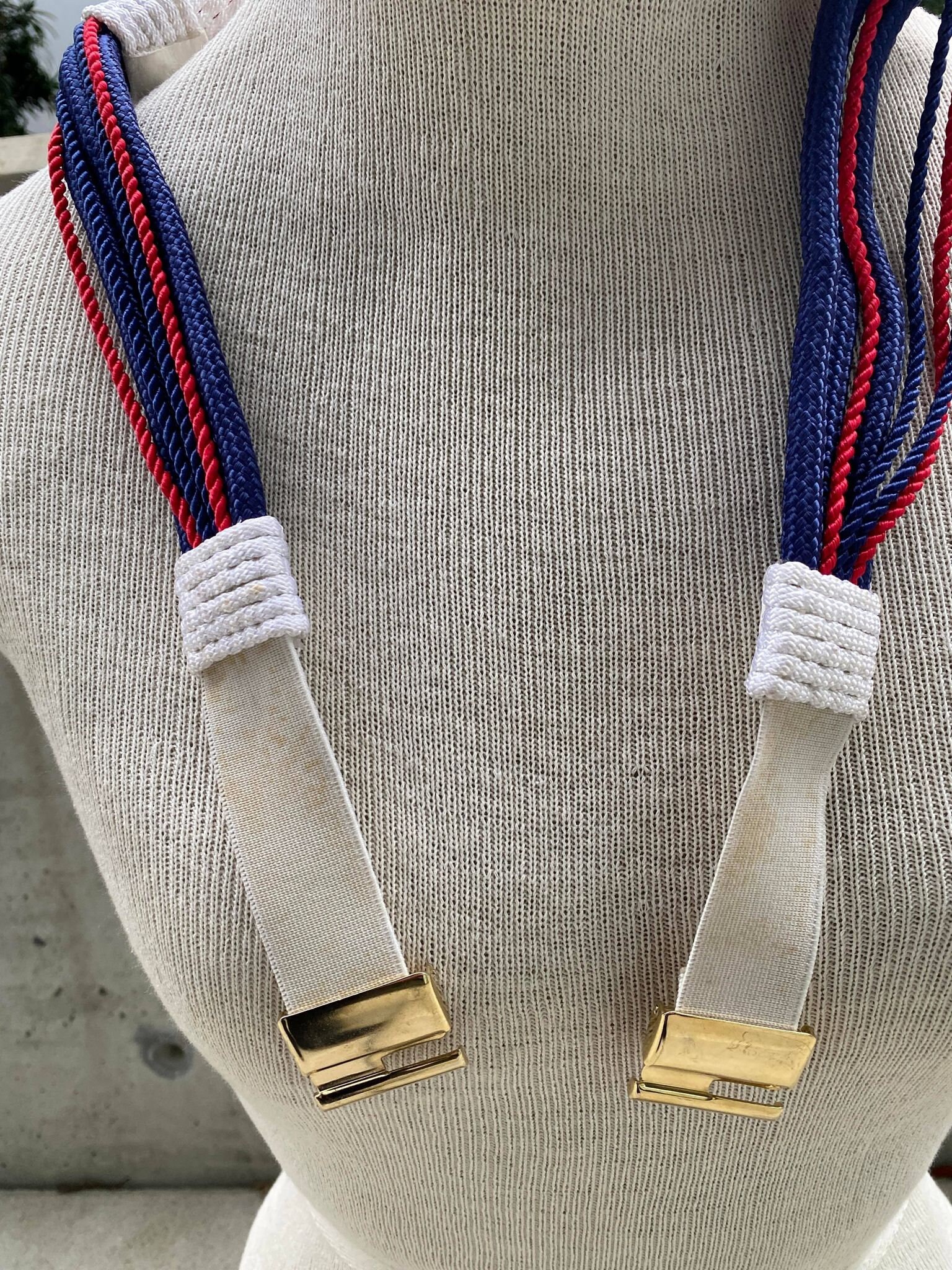 70s Gutos W Germany Rope Belt, Gutos Modele Depose, Vintage  display picture 1