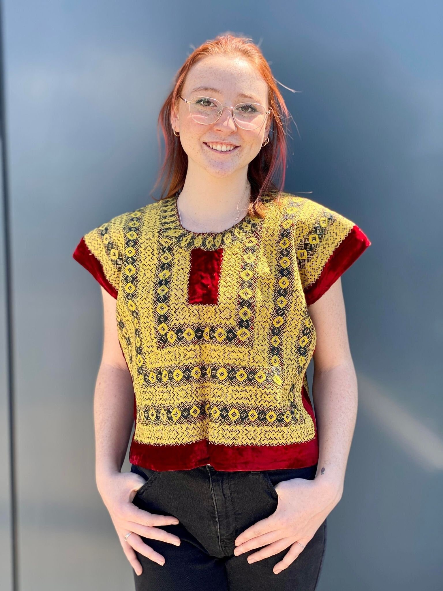 【値下】AMERI / UND VELOUR EMBROIDERY BLOUSE AMANI COTTON EMBROIDERED SPLIT NECK BLOUSE – Velvet by Graham