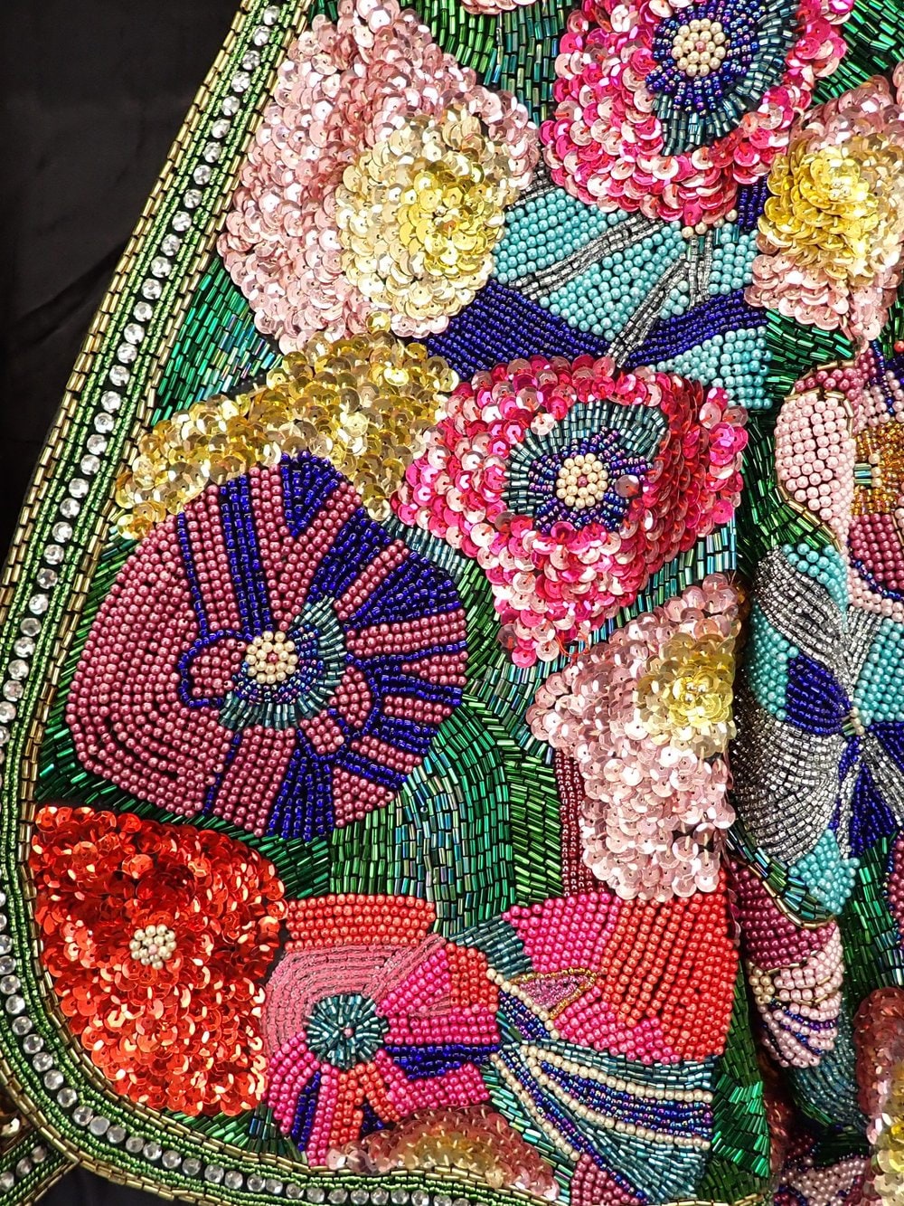 Vintage Lucretia Heavily Beaded Bolero Jacket, Multicolor Vintage Lucretia Heavily Beaded Bolero Jacket, Multicolor