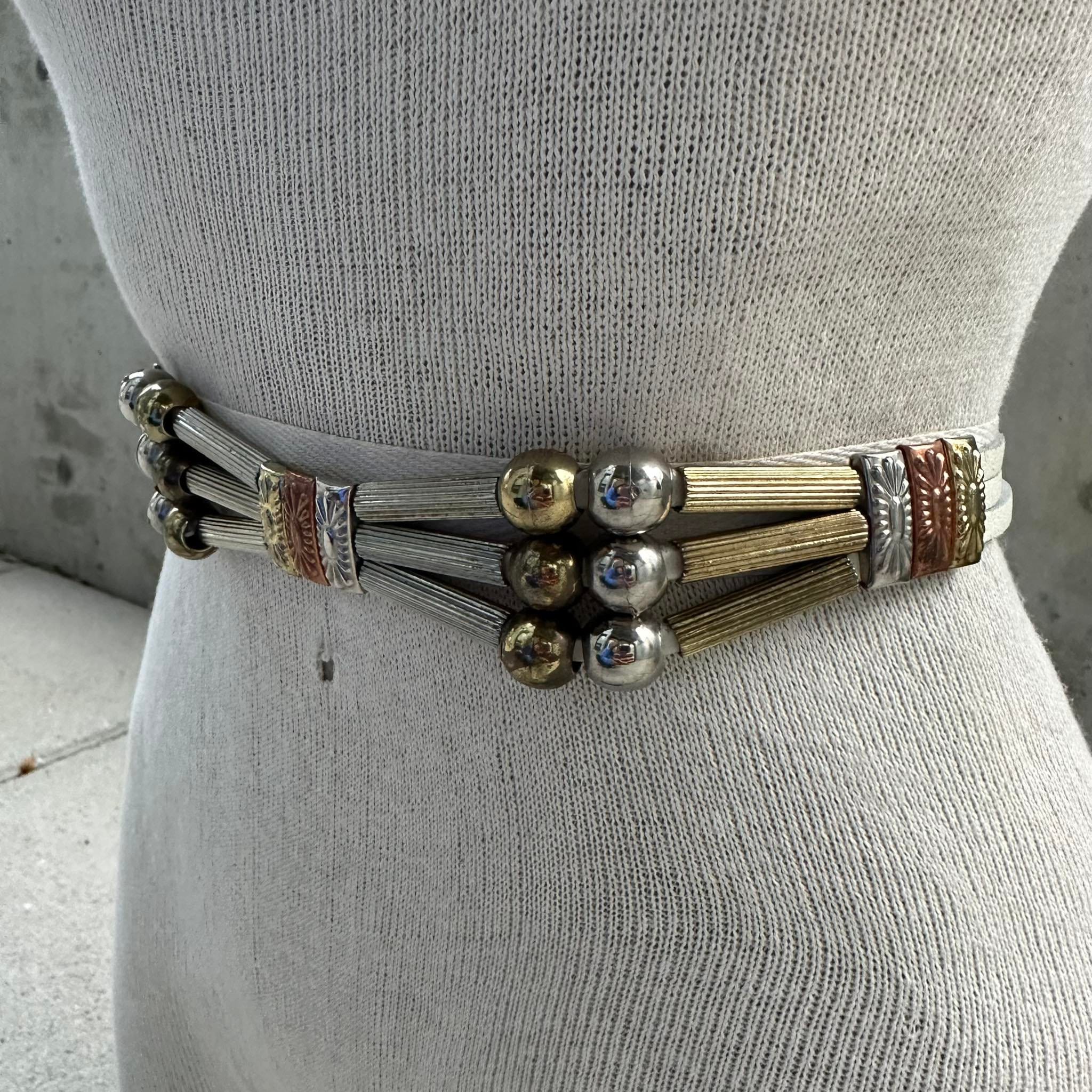 Jose Corel rare leather belt vintage Jose Cotel - Etsy main image 4