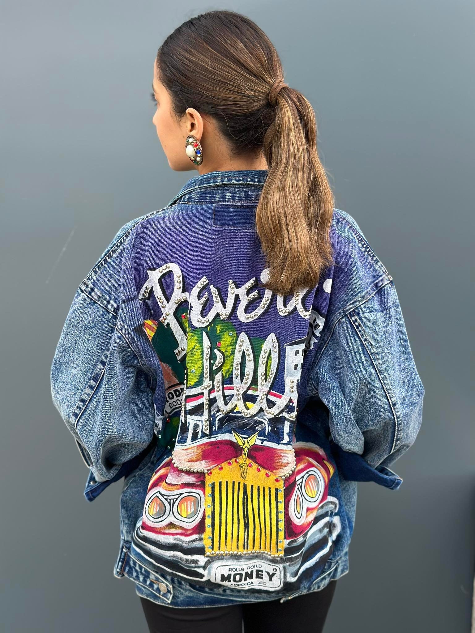 Vintage 80s Beau Shapes Denim Jacket, Hand Painted Beverly Hills Jean Jacket, Rhinestones and Studded Jacket, Acid Wash Denim, Rodeo Drive - Etsy Vintage 80s Beau Shapes Denim Jacket, Hand Painted Beverly Hills Jean Jacket, Rhinestones and Studded Jacket, Acid Wash Denim, Rodeo Drive - Etsy