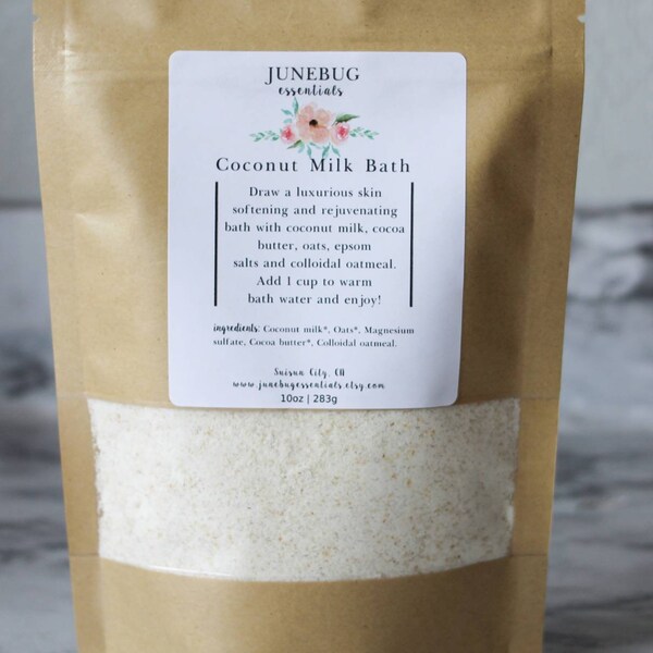 Coconut Milk Bath Etsy
