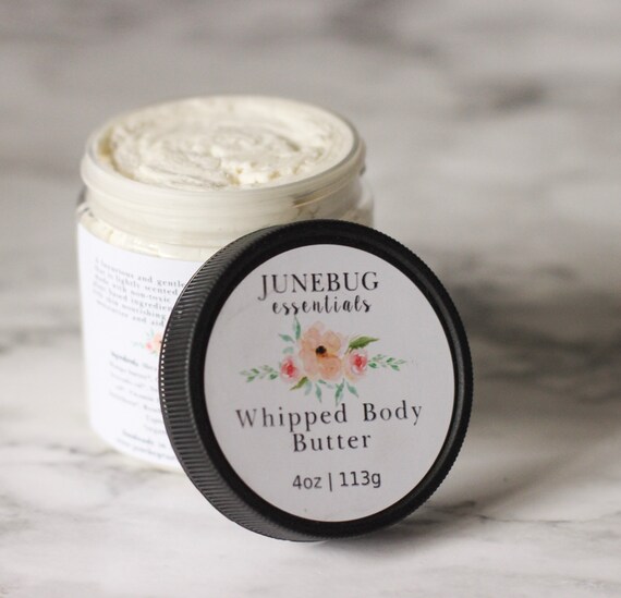 Whipped body butter // organic skin moisturizer that helps Etsy