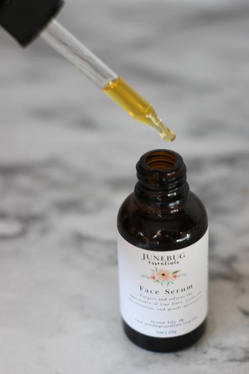 Face Serum // Nontoxic Facial Oil Targets the Appearance of Etsy