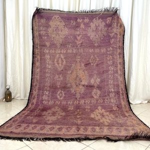 Berber Moroccan Rug, 6x9 Vintage Authentic Rug, Handmade Rug, Handmade Carpet, Tribal Sbaai Rug, Marokkanischer Teppich, Tapis Marocain