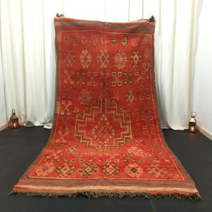 Berber Moroccan Rug, 5x10 Moroccan Vintage Rug, Berber Area Nomad Rug, Handmade Carpet, Tribal Wool Rug, Maruecos Alfombras, Tapis Maroccain