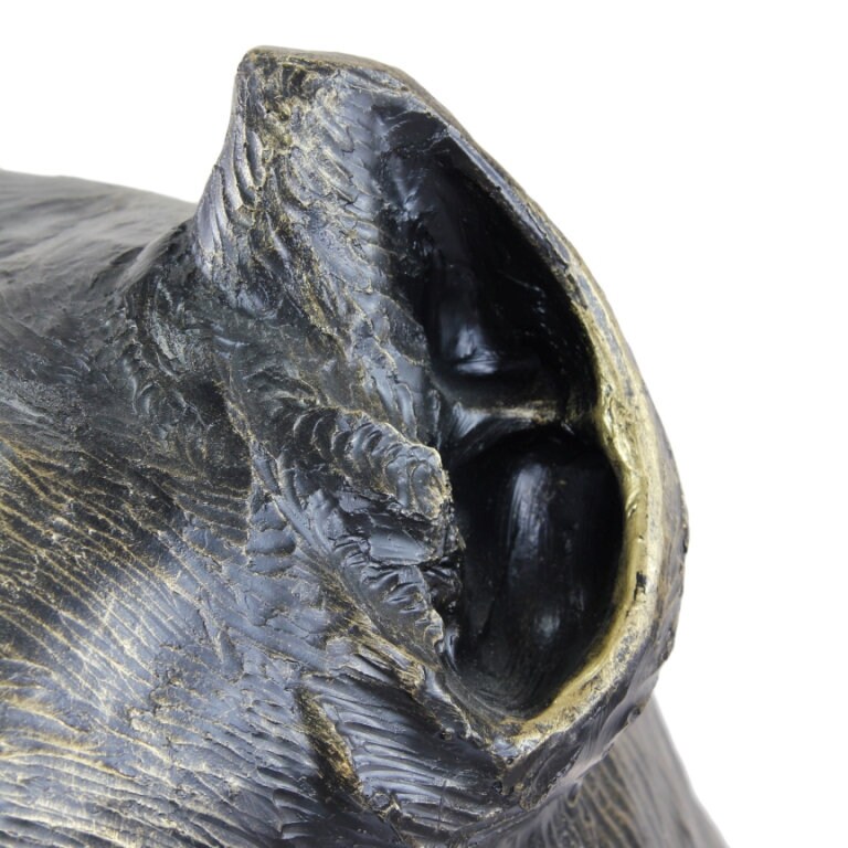 Comemori Urne Für Haustiere - Schlafender Hund Weiß 20x15x9 Cm