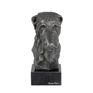 Statua del segugio, scultura in bronzo fuso a freddo d'argento, base in marmo, decorazioni per la casa e l'ufficio, trofeo del cane, statuetta del cane, memoriale del cane