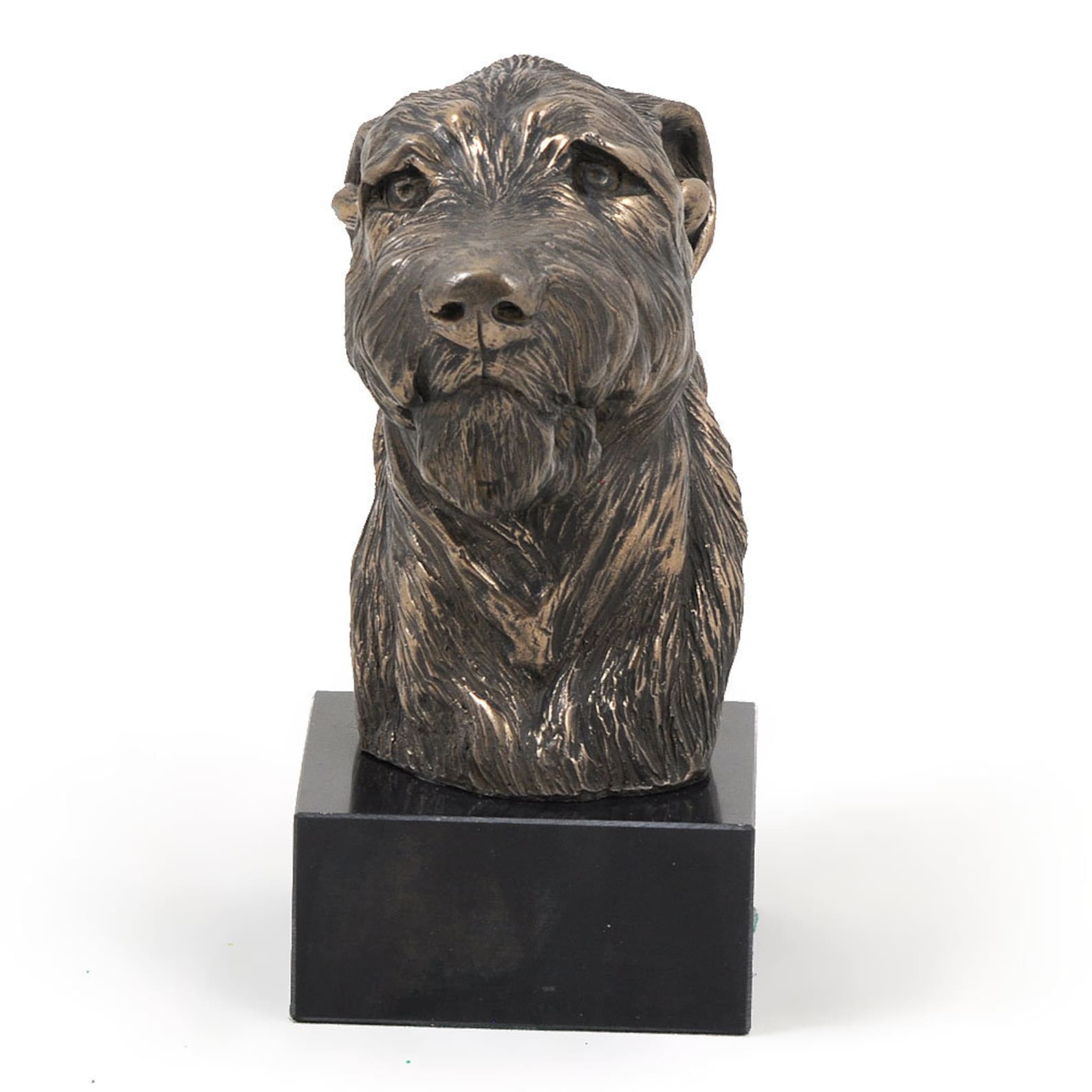 Irish Wolfhound Statue Cold Cast Bronze Sculpture Marble Etsy