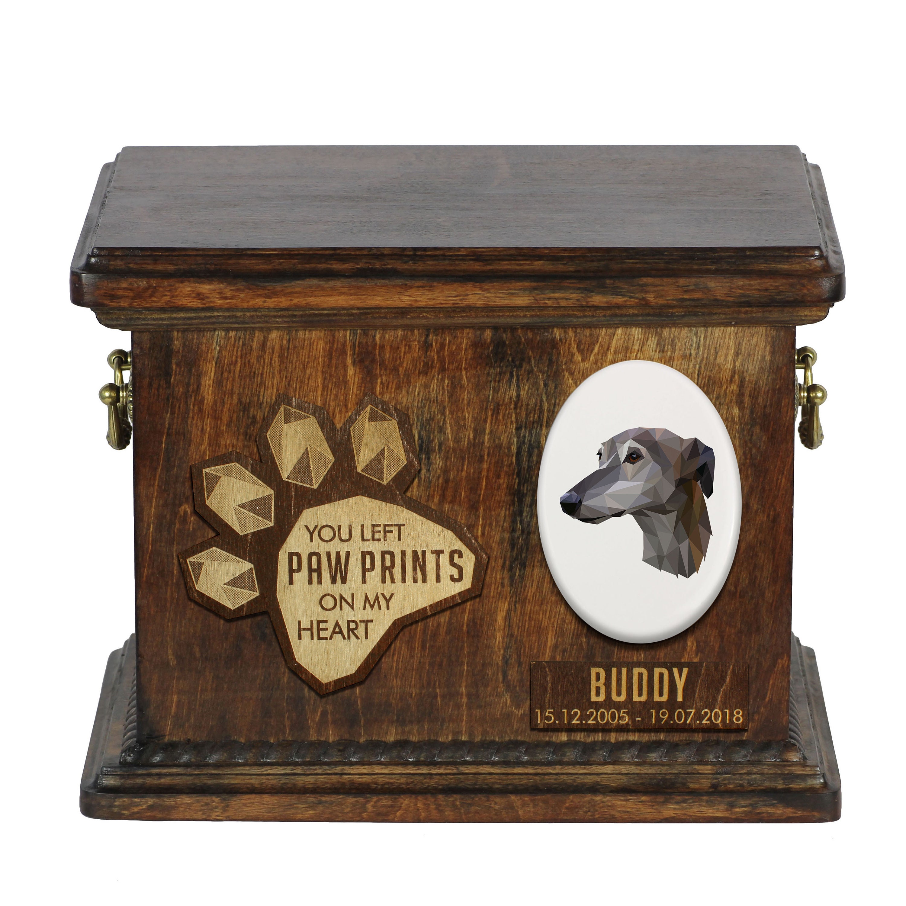 Greyhound cremation urns hot sale