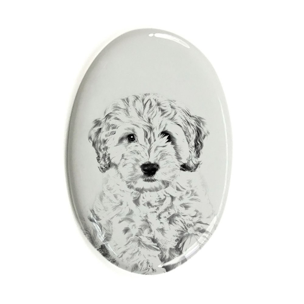 Cockapoo Tombstone Plaque With a Photo of a Dog Ceramic Plate - Etsy