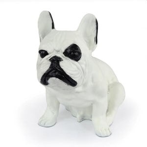 White French Bulldog Statue, Cold Cast Bronze Sculpture, Home and Office Decor, Dog Trophy, Dog Figurine, Dog Memorial, Dog Statuette
