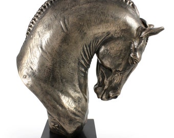 Andalusian Horse Statue, Cold Cast Bronze Sculpture, Marble Base, Home and Office Decor, Horse Trophy, Horse Figurine, Horse Memorial