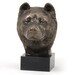 Buste Akita Inu – Statue Chien Résine Bronze – Édition Limitée Art Dog