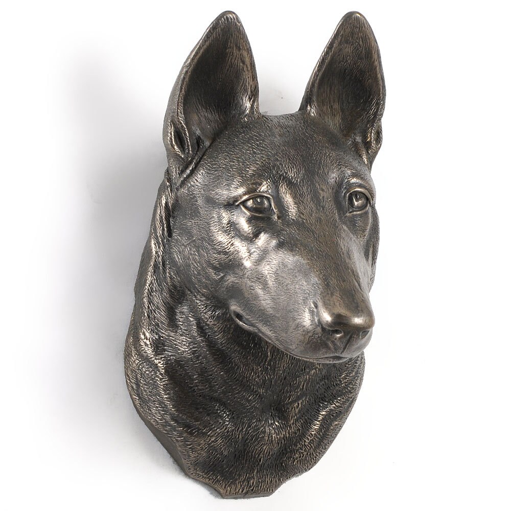 Figurine Malinois Art Dog FR - Buste Miniature Chien En Résine, édition Limitée, Pologne
