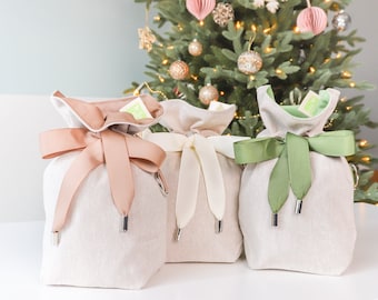 MODERN CHRISTMAS Gift Bag Set x 3 Bags