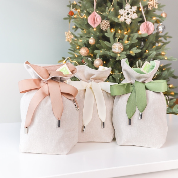 MODERN CHRISTMAS Gift Bag Set x 3 Bags