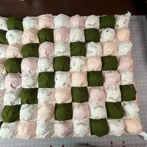PATTERN Puff or Biscuit Quilt & Blanket PATTERN