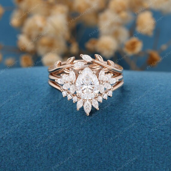 Anillo De Boda De Moissanita, 0.42 Quilates De Color D VVS1 Creado En Laboratorio, Anillos De Media Eternidad, Chapado En Oro Blanco De 18 Quilates, Plata De Ley 925, Anillo Apilable