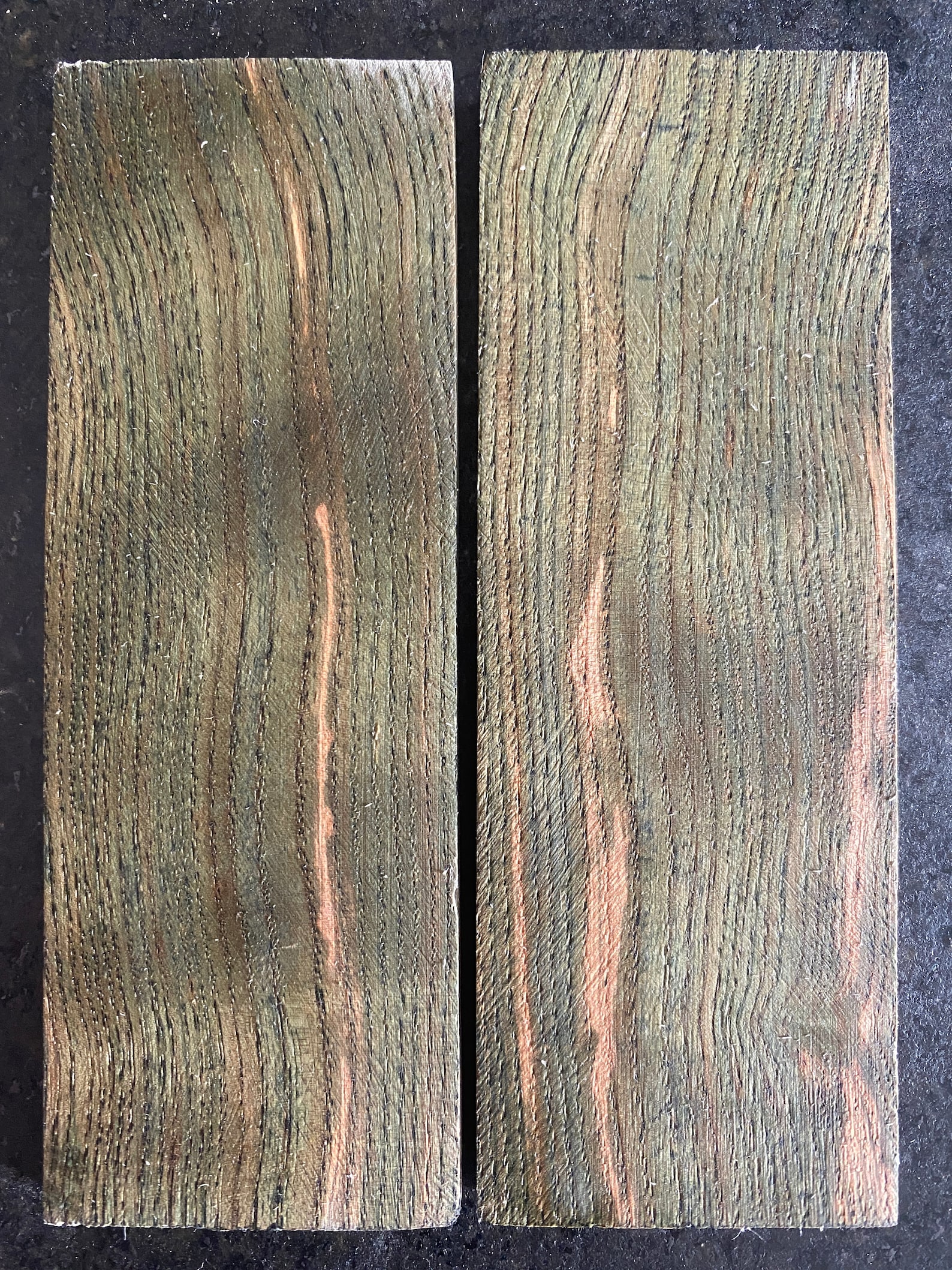 Spalted Dyed Hackberry Stabilized Wood Scales Etsy