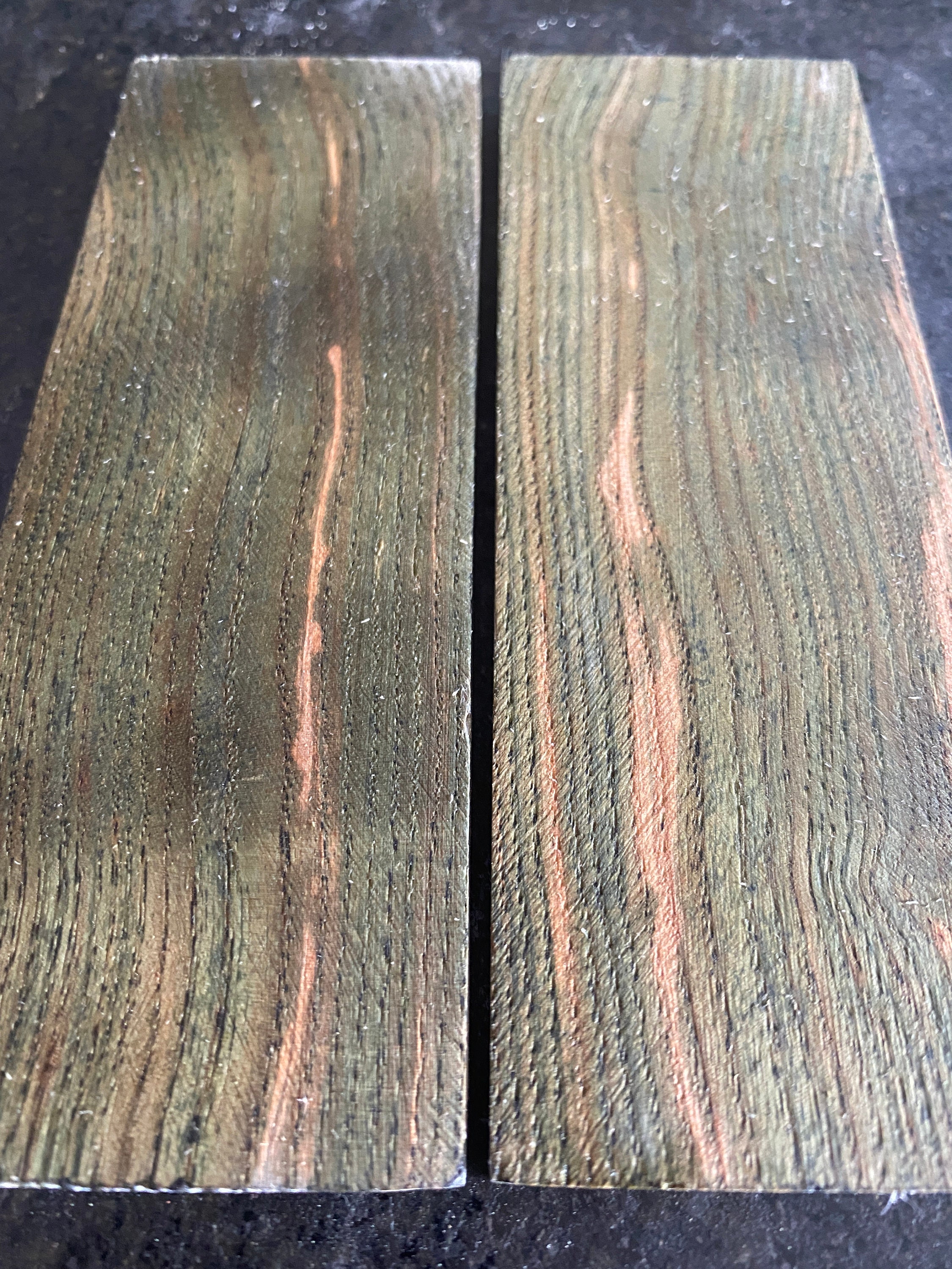 Spalted Dyed Hackberry Stabilized Wood Scales Etsy