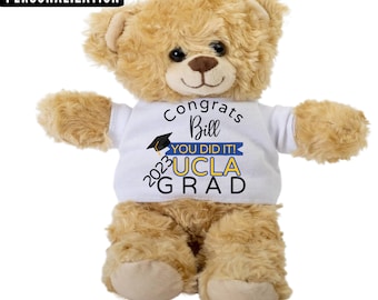 Abschlussgeschenk Bär, personalisierter Abschluss-Teddybär, Abschluss-Stofftier, einzigartiges College-Grad-Geschenk, Abschluss-Bär 2023