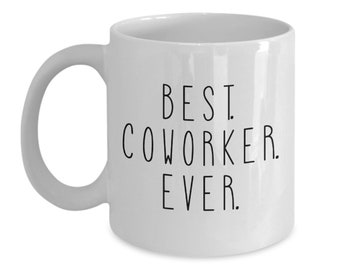 Best Coworker Ever Becher, personalisiertes Geschenk für Mitarbeiter, Mitarbeiter Weihnachtsgeschenk Cup, Mitarbeiter Wertschätzung