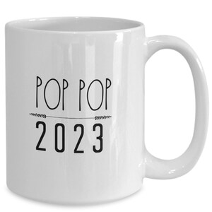 Pop Pop Geschenk Becher, Geschenk von Enkel, Geschenk von Enkelin, Vatertagsgeschenk, Pop Pop Geburtstag, Pop Pop Geschenkidee, Pop Pop Opa Becher
