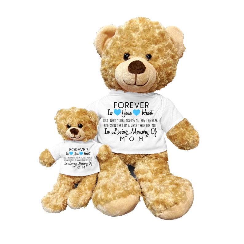 Memory Bear, Sympathy Bear, Loss of Mom, Mother sympathy Gifts, Loss of Loved Ones, Loss of Dad, Children Keepsake Memorial Teddy Bear Gift Small & Large Bear