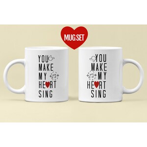 Couples Mug Set, Husband & Wife Mugs, Mr. and Mrs. Mug Set His and Hers Gift Mugs, Couples Gift, Boyfriend Girlfriend Gift, Couple Valentine