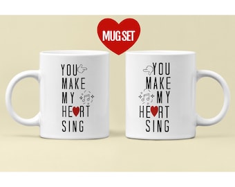 Paare Tassen-Set, Ehemann & Frau Tassen, Mr. und Mrs. Tassen-Set für Sie und Ihn Geschenktassen, Paare Geschenk, Freund Freundin Geschenk, Paar Valentine
