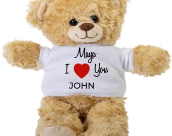 Girlfriend Gift, Valentine Gift for Girlfriend, Personalized Gift for Her, Gift from Boyfriend, Girlfriend Gifts Ideas, Custom Teddy Bear