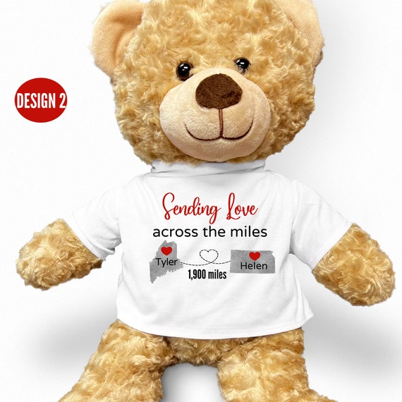 Teddy bear for long 2024 distance relationship