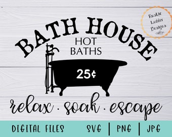 Hot Bath Svg Etsy