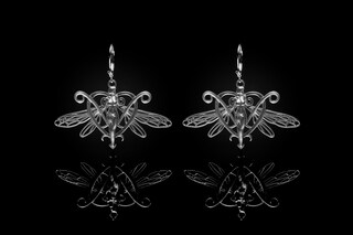 Orecchini Pendenti Libellula Boho Vintage – Goccia In Lega, Argento, Gioielli Animali Donna, Regalo Originale